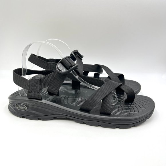 Chaco Mens Size 12 Zvolv 2‎ Black Summer Outdoor Beach Sport Sandals J105083 main image 7